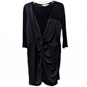 See by Chloé Scoop Neck Mini Dress Twist Front 6
